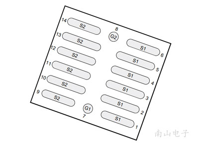 CJ12209SP CSPC3028-14 封装图