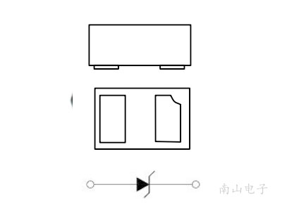 ESDBLD5V0B1 DFN1006-2L-A 封装图