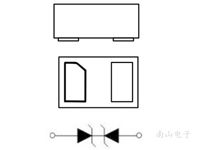 ESDBEF5V0B1C DFNWB1.0x0.6-2L-G 封装图
