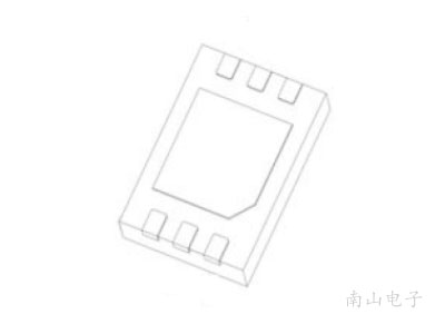 CJCD2004 DFNWB2x3-6L 封装图
