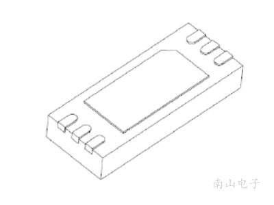 CJND2004S DFNWB5x2-6L 封装图