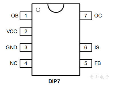 CJ8115-PRN DIP7 封装图