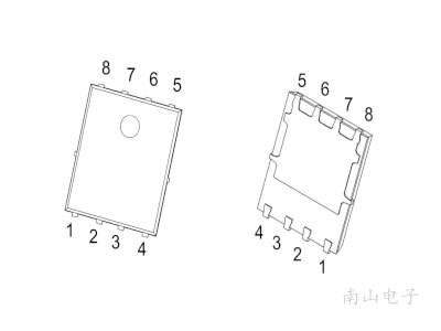 CJAC3R6SN10AH PDFNWB5x6-8L-F 封装图