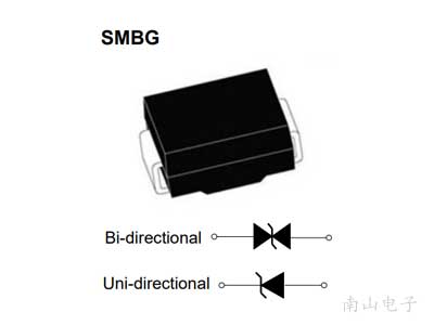 SMBJ90A SMBG 封装图