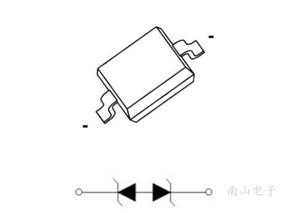 ESDBL15VD3 SOD-323 封装图