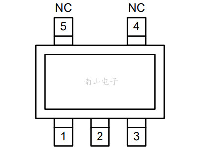 CJ9107B50T5 SOT-23-5L 封装图