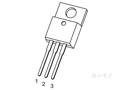 SBD2045CT TO-220-3L 封装图